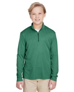 Team 365 TT31HY - Youth Zone Sonic Heather Performance Quarter-Zip