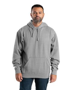 Berne SP402GY - Mens Signature Sleeve Hooded Pullover Sweatshirt
